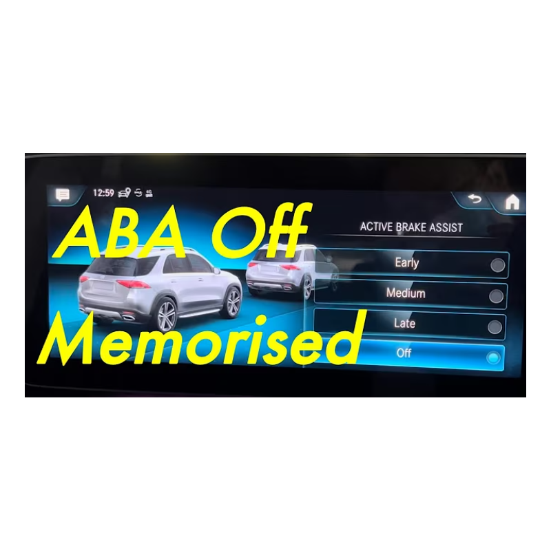 ABA: Active Brake Assist Memory / Removal